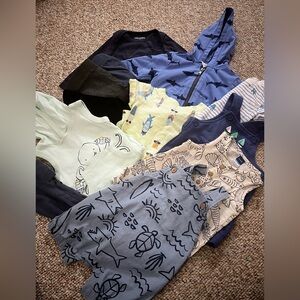 Carter's Kids Matching Sets - Blue, Yellow, Green, Cream